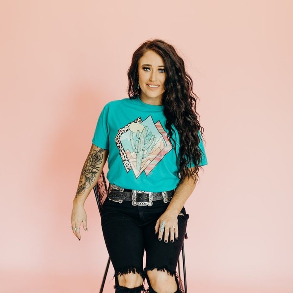 SERAPE DESERT Handmade Graphic Tee - Picture 6 of 6